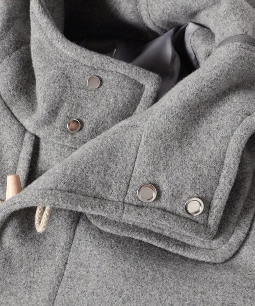 SHIPS any: メルトン ロング ダッフル コート 