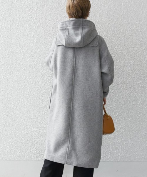 SHIPS any: メルトン ロング ダッフル コート 