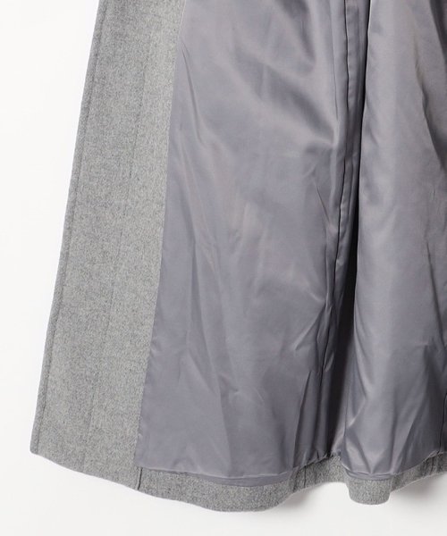 SHIPS any: メルトン ロング ダッフル コート 