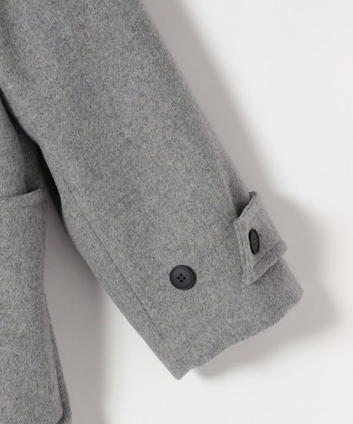 SHIPS any: メルトン ロング ダッフル コート 