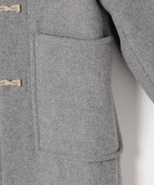 SHIPS any: メルトン ロング ダッフル コート 