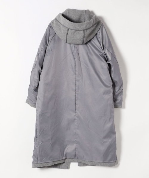 SHIPS any: メルトン ロング ダッフル コート 