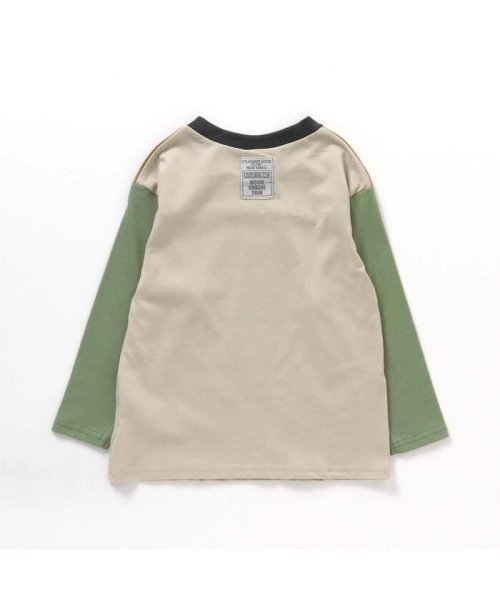 BREEZE(ブリーズ)/WEB限定  トリコロールカラー切替Tシャツ/img02