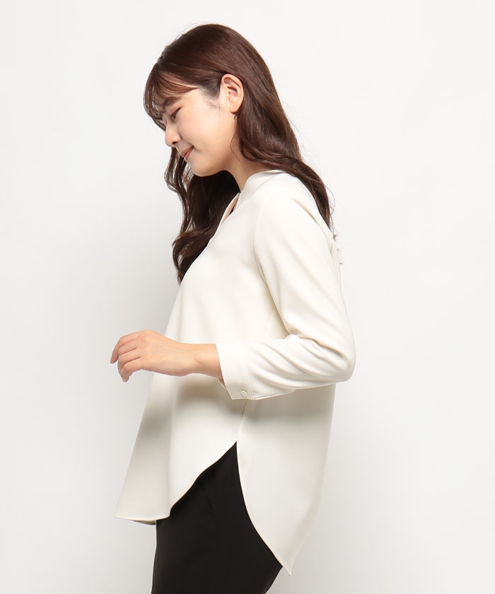 ブラウス　ADMIRAL CREPE SLIT FRONT