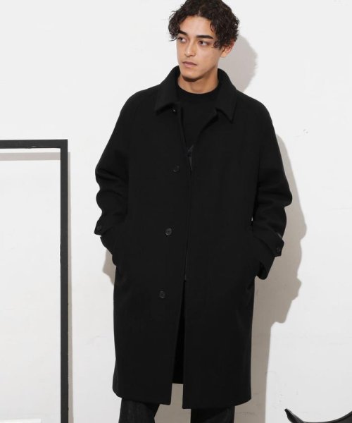 「SUPER140’S」ダブルメルトンバルカラーコート SUPER140S