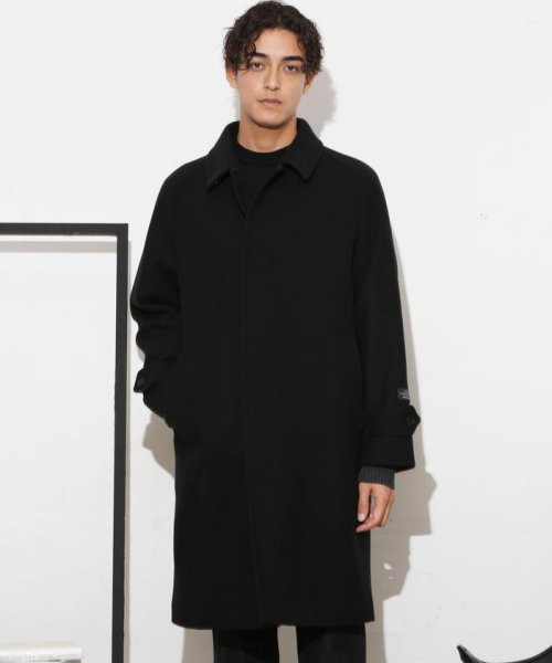 「SUPER140’S」ダブルメルトンバルカラーコート SUPER140S