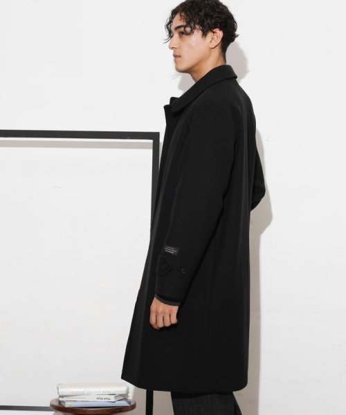 「SUPER140’S」ダブルメルトンバルカラーコート SUPER140S
