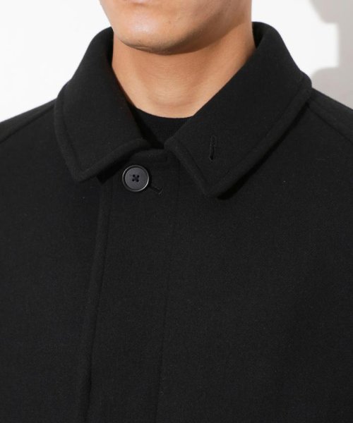 「SUPER140’S」ダブルメルトンバルカラーコート SUPER140S