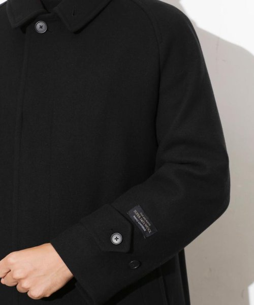「SUPER140’S」ダブルメルトンバルカラーコート SUPER140S