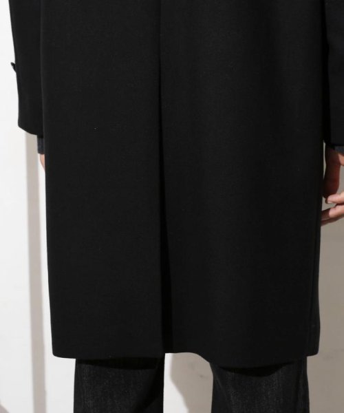 「SUPER140’S」ダブルメルトンバルカラーコート SUPER140S