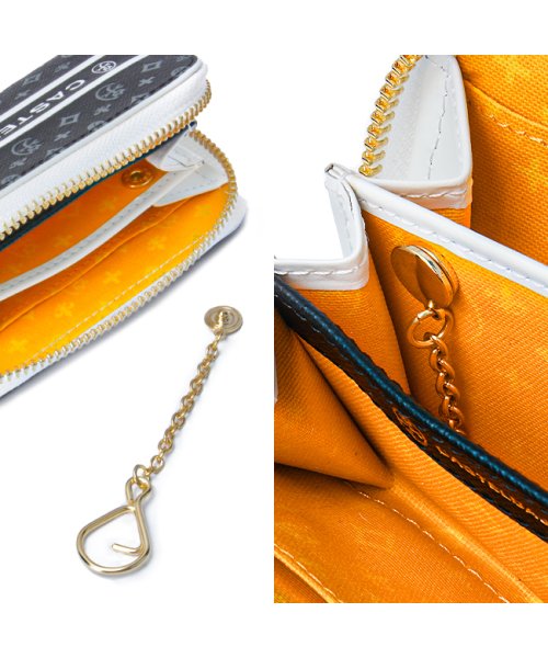 カステルバジャック 財布 小銭入れ コインケース メンズ レディース ブランド ファスナー レザー 本革 CASTELBAJAC 097602 ｜小銭入れ 　　　　　