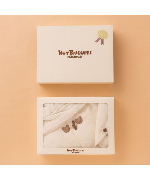 MIKI HOUSE HOT BISCUITS(ミキハウスホットビスケッツ)/お耳付きボアフリース ダッフルマントセット【BOX付き】/img03