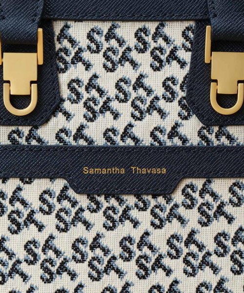 Samantha Thavasa(サマンサタバサ)/ST Jacquard シルエット 縦型スクエアトートバッグ/img23