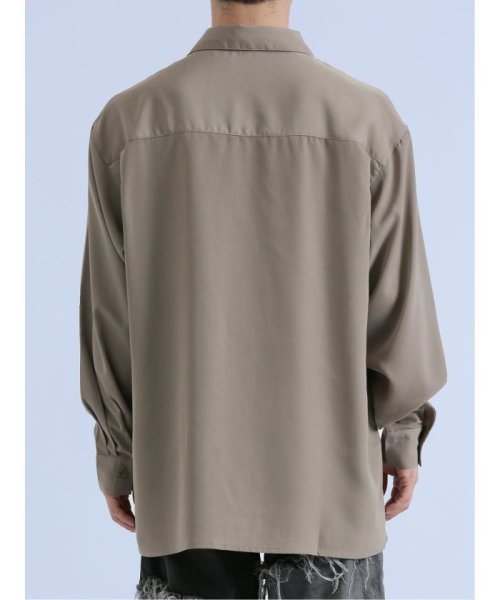 semanticdesign(セマンティックデザイン)/とろみ刺繍 レギュラーカラー長袖 メンズ シャツ カジュアル トップス インナー ギフト プレゼント 羽織り カーディガン アウター/img32