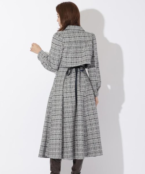 セール】カットラメツイードセットワンピース(505631567) | アンド  