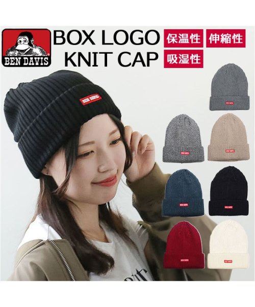 BACKYARD FAMILY(バックヤードファミリー)/BEN DAVIS ベンデイビス BOX LOGO KNIT CAP BDW－9526WP/img01