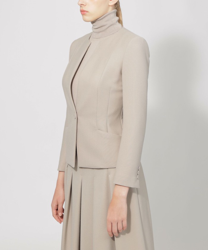 24 TWENTY FOUR JACKET Noble】ノーカラージャケット(505573450)｜阪急