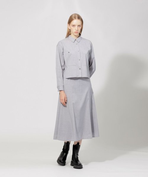 LA MAGLIA IN CASA】ショートシャツブルゾン《WEB＆一部店舗限 