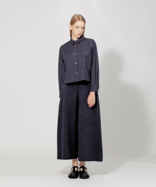LA MAGLIA IN CASA】ショートシャツブルゾン《WEB＆一部店舗限 