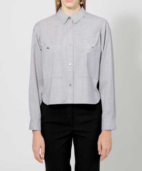 LA MAGLIA IN CASA】ショートシャツブルゾン《WEB＆一部店舗限 