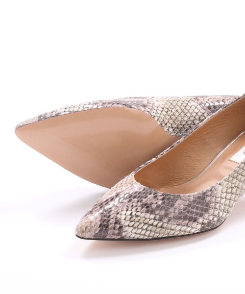 スティレットローヒールポインテッドパンプス  UOI1694048996(12906円)