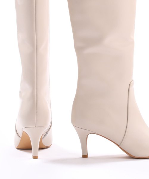 セミルーズロングブーツ 