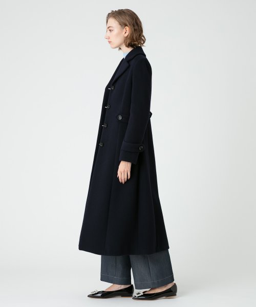 【LOULOU WILLOUGHBY】ダブルビーバーロングコート 