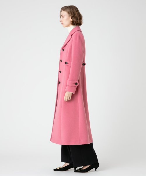 【LOULOU WILLOUGHBY】ダブルビーバーロングコート 