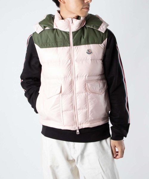 MONCLER(モンクレール)/モンクレール MONCLER 1A001 01 53A0E ダウンベスト メンズ レディース アウター ジレ フード付き ロゴ 防寒着 ギフト プレゼント 軽量/img06