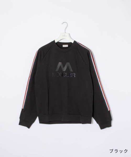 モンクレール MONCLER 8G000 50 809LA トレーナー メンズ トップス 長袖 スウェットシャツ カジュアル ロゴ刺繍 コットン トリコロールラ トップス また