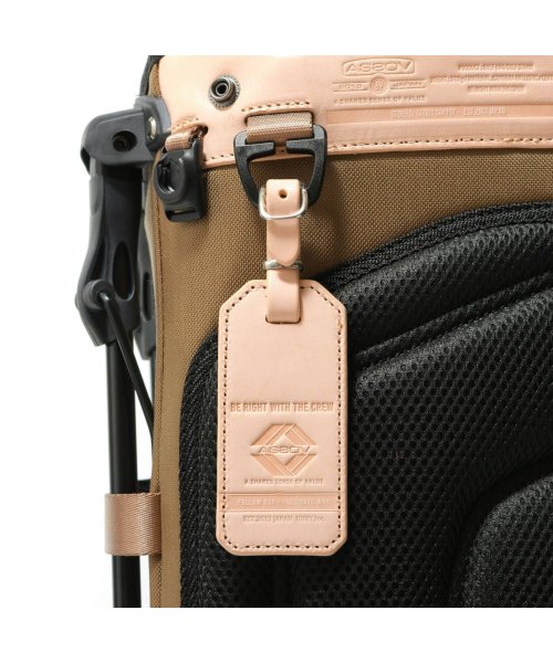 日本正規品 アッソブ キャディバッグ AS2OV GOLF EXCLUSIVE BALLISTIC NYLON CADDY BAG 062200 GOLF ×1ポケット