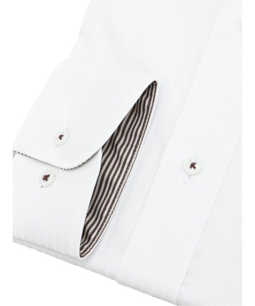 TAKA-Q(タカキュー)/形態安定 吸水速乾 スタンダードフィット カッタウェイ 長袖 シャツ メンズ ワイシャツ ビジネス yシャツ 速乾 ノーアイロン 形態安定/img02