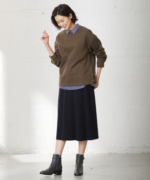 J.PRESS LADIES（LARGE SIZE）(J．プレス　レディス（大きいサイズ）)/【WEB限定】ダンボールニットジャージー カットソー/img06