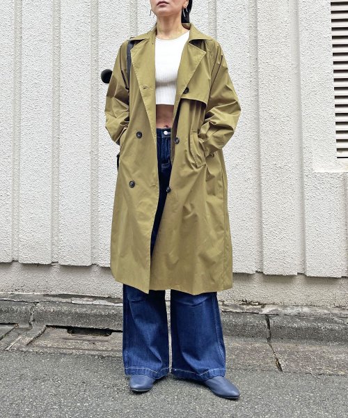 ステンカラーロングトレンチディテールコート 人気・おすすめ｜使いやすい・旅行におすすめ 品質保証 全国発送 在庫限り