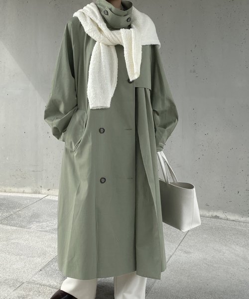 ステンカラーロングトレンチディテールコート 人気・おすすめ｜使いやすい・旅行におすすめ 品質保証 全国発送 在庫限り