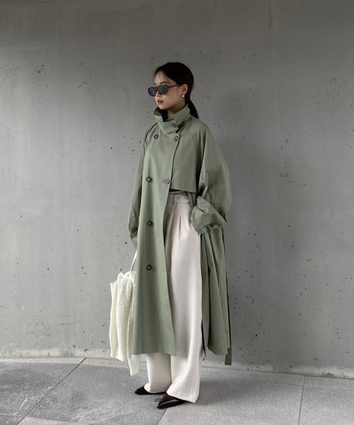 ステンカラーロングトレンチディテールコート 人気・おすすめ｜使いやすい・旅行におすすめ 品質保証 全国発送 在庫限り