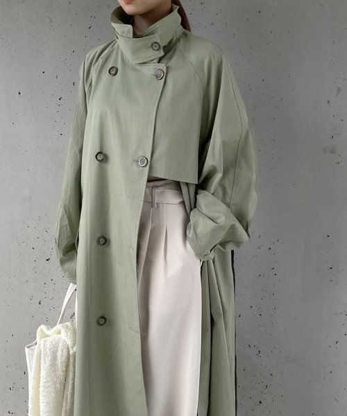 ステンカラーロングトレンチディテールコート 人気・おすすめ｜使いやすい・旅行におすすめ 品質保証 全国発送 在庫限り
