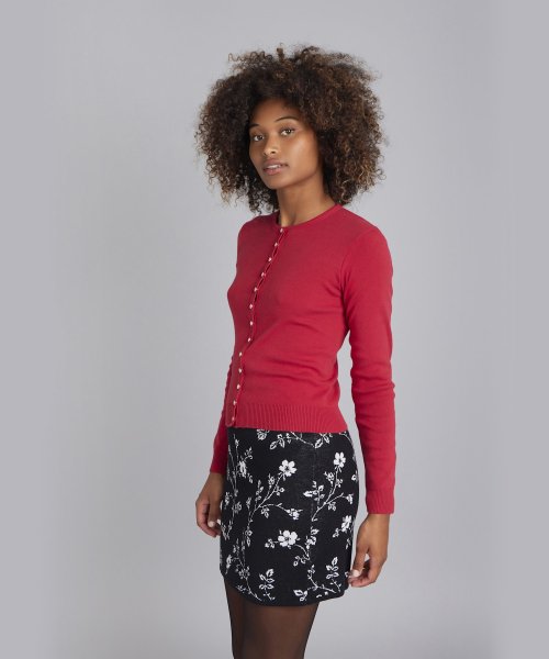 J155 CARDIGAN コットンニットカーディガン 