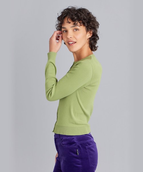 J155 CARDIGAN コットンニットカーディガン 