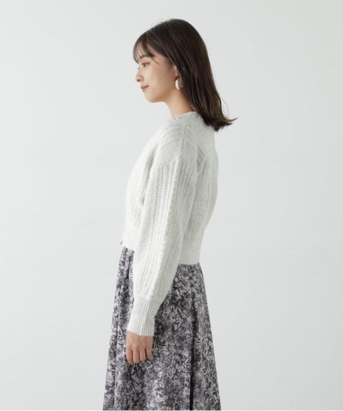 PROPORTION BODY DRESSING(プロポーション　ボディドレッシング)/ショートラメカーディガン　WEB限定カラー：ピンク/img21