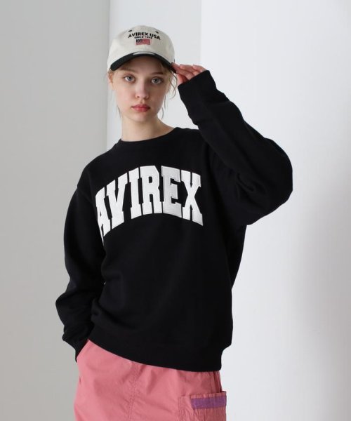 AVIREX(AVIREX)/《DAILY/デイリー》CREW NECK L/S SWEAT LOGO / クルーネック ロングスリーブ スウェット / AVIREX /img02