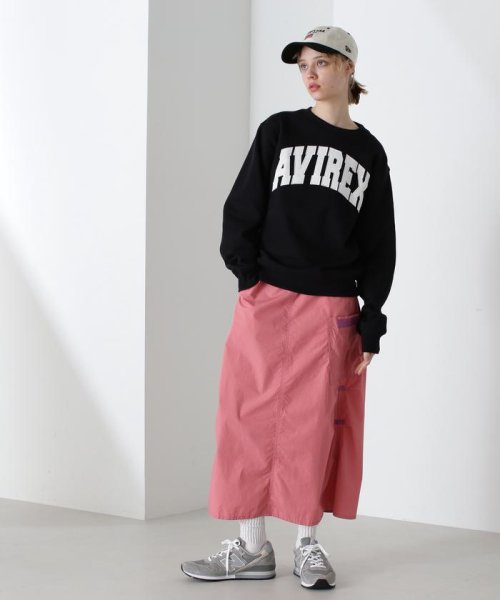 AVIREX(AVIREX)/《DAILY/デイリー》CREW NECK L/S SWEAT LOGO / クルーネック ロングスリーブ スウェット / AVIREX /img04