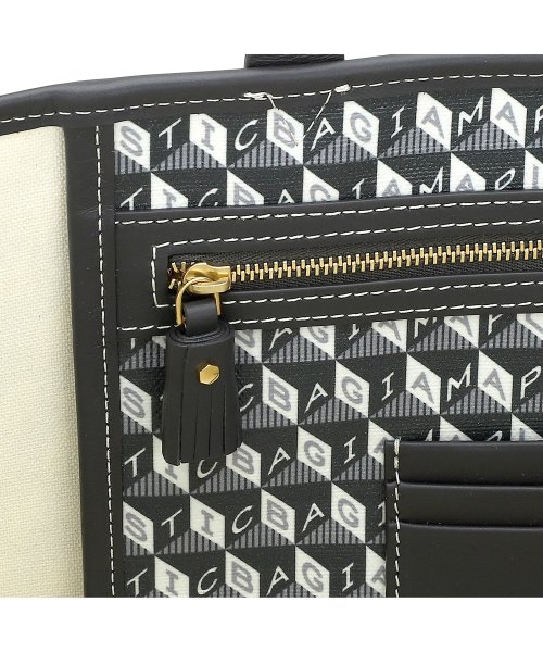 ANYA HINDMARCH アニヤ ハインドマーチ トートバッグ 5050925148177 ANYA HINDMARCH ハインドマーチ トートバッグ チャコール CHARCOAL