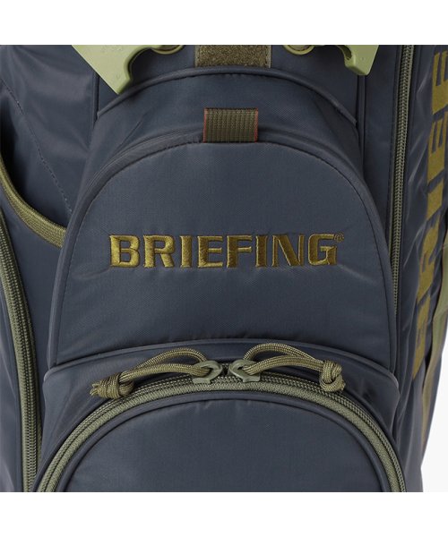 限定品｜ブリーフィング ゴルフ キャディバッグ スタンド 9.5型 4分割 ミルコレクション BRIEFING GOLF CR－4 #03 BRG233D30 GOLF COLLECTION RANGER MIL