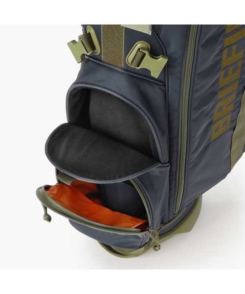 限定品｜ブリーフィング ゴルフ キャディバッグ スタンド 9.5型 4分割 ミルコレクション BRIEFING GOLF CR－4 #03 BRG233D30 GOLF COLLECTION RANGER MIL