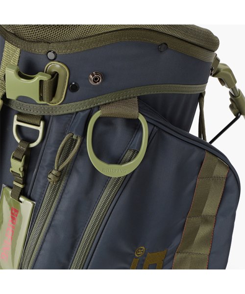限定品｜ブリーフィング ゴルフ キャディバッグ スタンド 9.5型 4分割 ミルコレクション BRIEFING GOLF CR－4 #03 BRG233D30 GOLF COLLECTION RANGER MIL