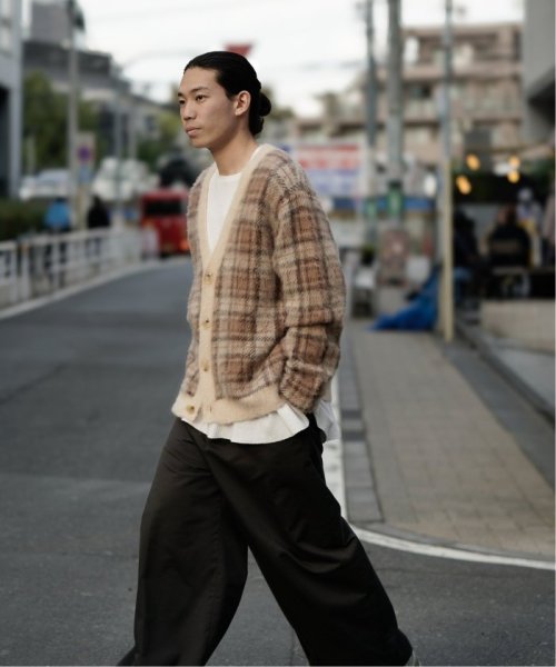 PULP(パルプ)/【JIEDA / ジエダ】MOHAIR CHECKED CARDIGAN/img01