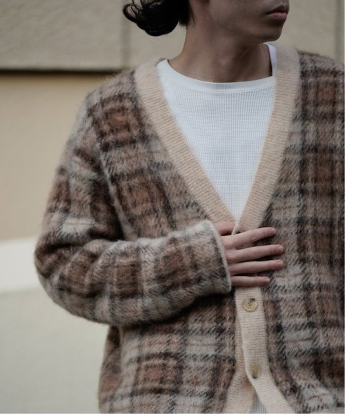 PULP(パルプ)/【JIEDA / ジエダ】MOHAIR CHECKED CARDIGAN/img06