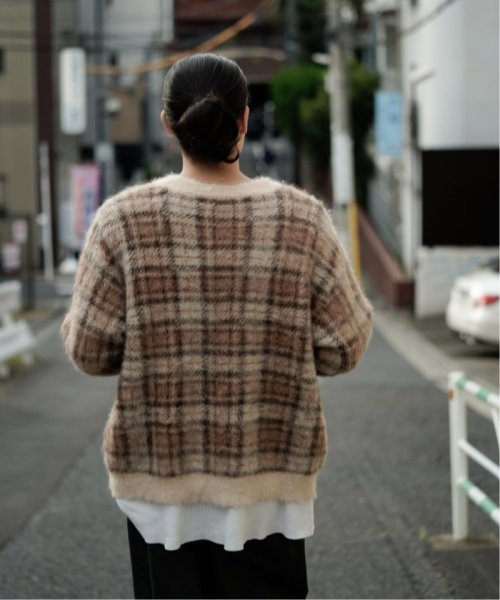 PULP(パルプ)/【JIEDA / ジエダ】MOHAIR CHECKED CARDIGAN/img07