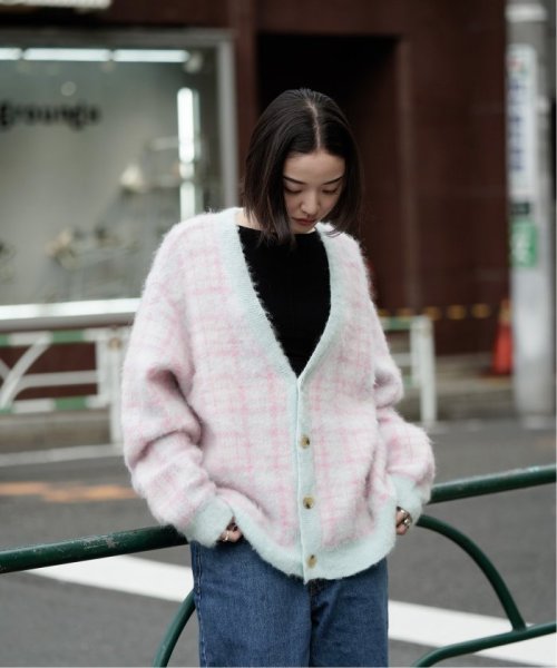 PULP(パルプ)/【JIEDA / ジエダ】MOHAIR CHECKED CARDIGAN/img10